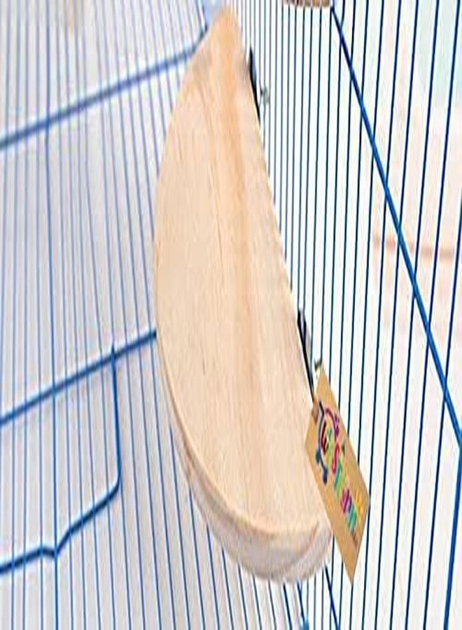 Western Era Natural Wood Birds Platform, Corner Platform, Perc, Stand Bird Toy for Birds (8.5 Inches) - Image 3